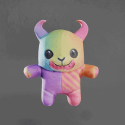 Rainbow Bear Plushie - META PLUSHIES®