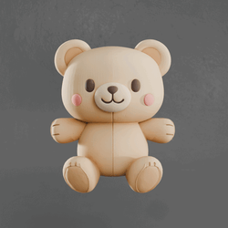 Simple Teddy Bear Plushie - META PLUSHIES®