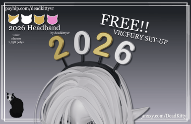2026 New Years Headband [VRCFURY]