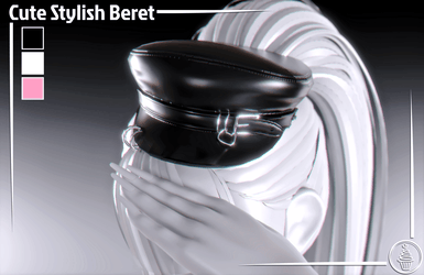 Cute Stylish Beret (3D Model Asset)(Commercial license)