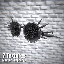 Webbed Spiked Spectacles by KC