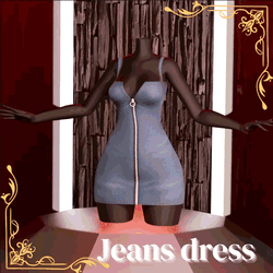 ★ Jeans With zipper Dress ★