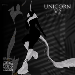 Unicorn v2 - VREGIRL - !BLENDER REQUIRED! Commercial license
