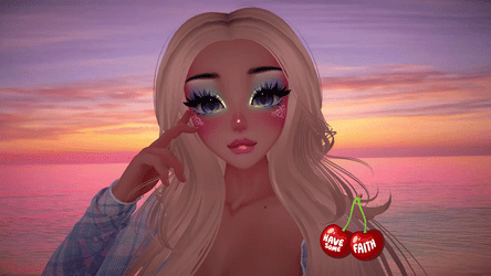 "Midnight Sun" Sunny Head Makeup Texture