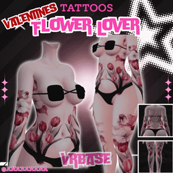 🌷 Flower Lover Tatts | Vrbase + Akii + Zinfit F/M
