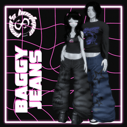 Baggy Jeans // His + Hers // 100+ Textures