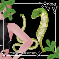 🐍 Asparagus the Snake 🐍 Animated Pet 🐍 Snake Friend