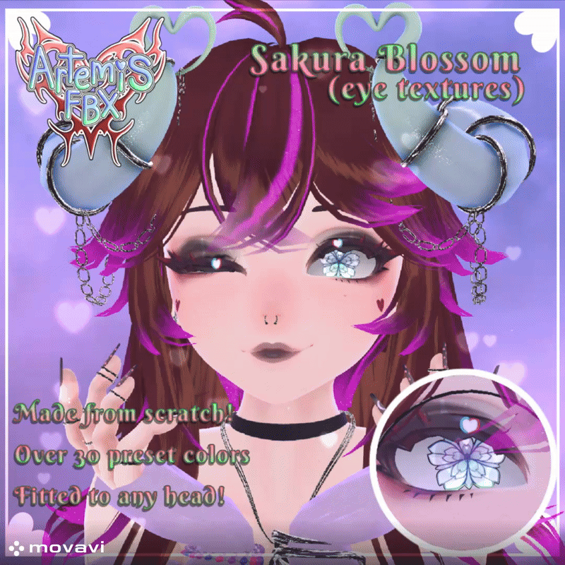 Sakura Blossom (eye textures)