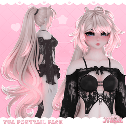 Yua Ponytail Hair Pack・Commercial License