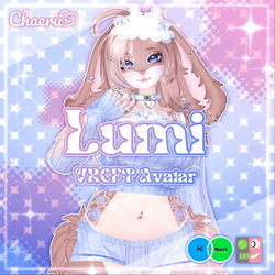 Lumi by Chaerii 💗 VRCFT | PC & QUEST | Furry Avatar
