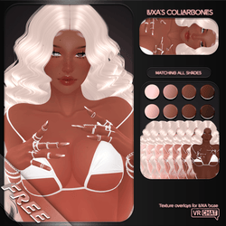 "LUXA Collarbones" — Texture overlays for VRChat [FREE]