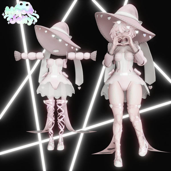Cherry-Kissed Witch | Valentine's Set