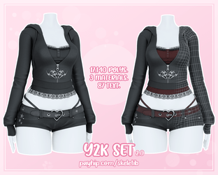 Y2K Set 2.0 [FIT, RP, E-GIRL & ANIME BASE]