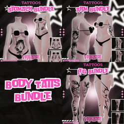 🖊️ Body Bundle Tatts | Vrbase + Akii + Zinfit F/M