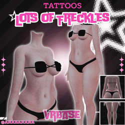 💄 Lots of Freckles Tatts | Vrbase + Akii + Zinfit F/M