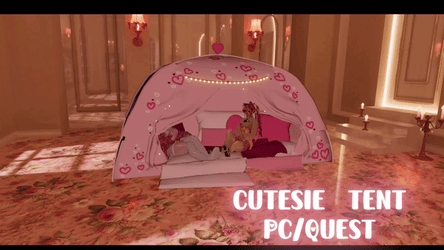 Cutesie Tent World Drop | PC/Quest | VRCFury