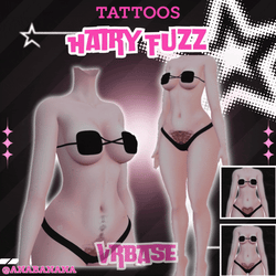 💇♀️ Hairy Fuzz Tatts | Vrbase + Akii + Zinfit F/M + Dolly Molly