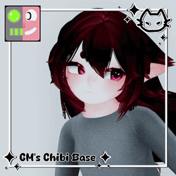 ✦ GM's Chibi Base [VRCFT] V3 ✦ VrChat Body Base ✦