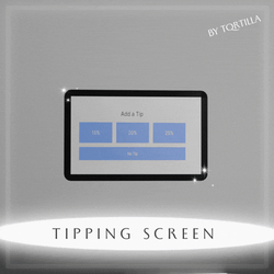𝜗𝜚⋆₊˚ Tipping Screen Tablet, Functional~