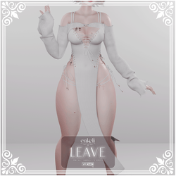 ♡ Leave Outfit Set [ Dress + Underwear + Shrug Bolero ]