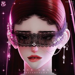 Lace Chain Blindfold for VRChat