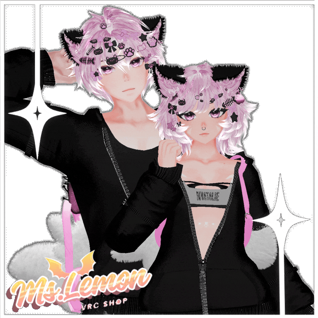 Nyatalie + Meowthew | PC + Q | VRCFT | Gogo