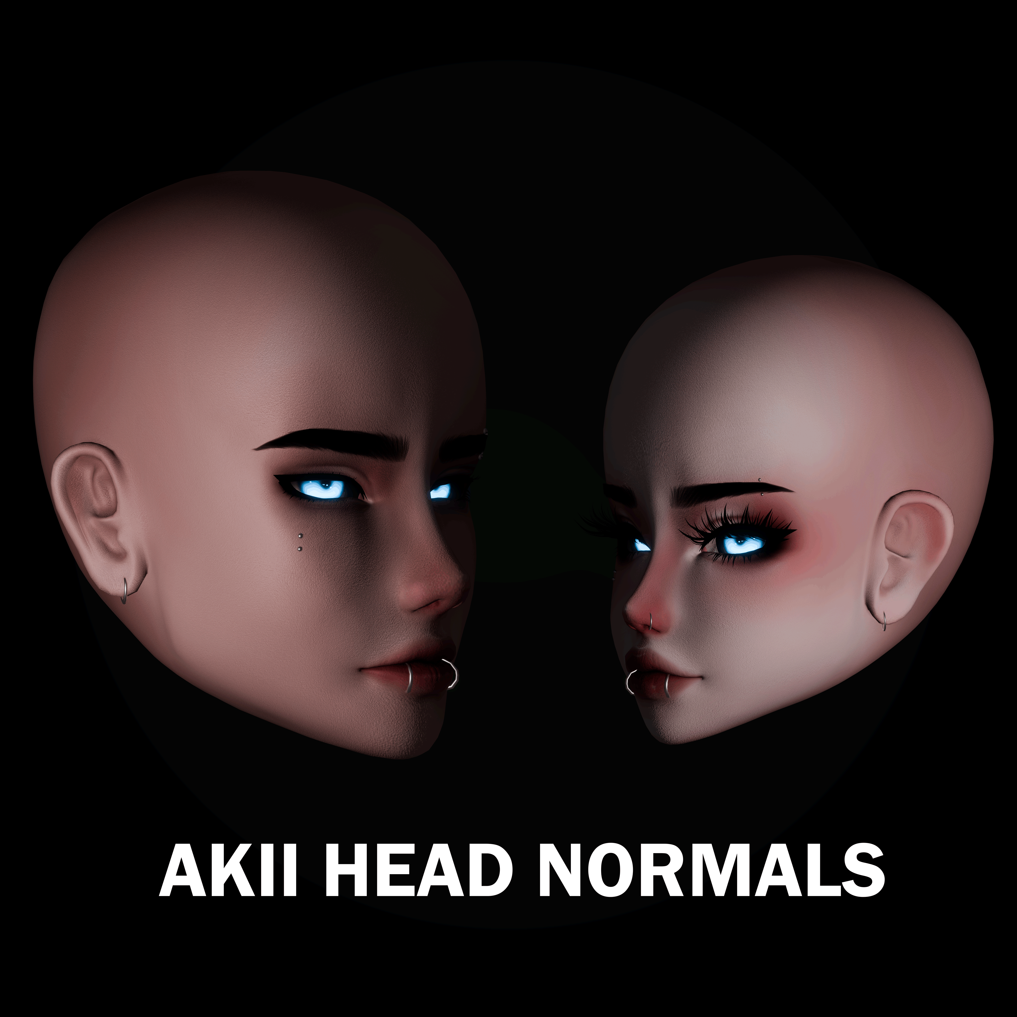 Akii Head Skin Normals (SERVER FREE)