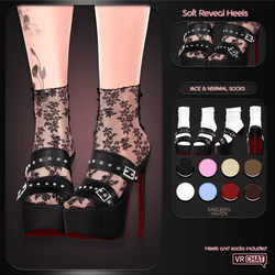 "Soft Reveal Heels" — Shoes for VRChat