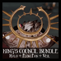 King's Council Bundle - Flow Toy Fan + Halo + Veil