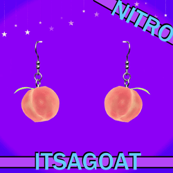 ~ Peach Earrings ~ || NITRO ||