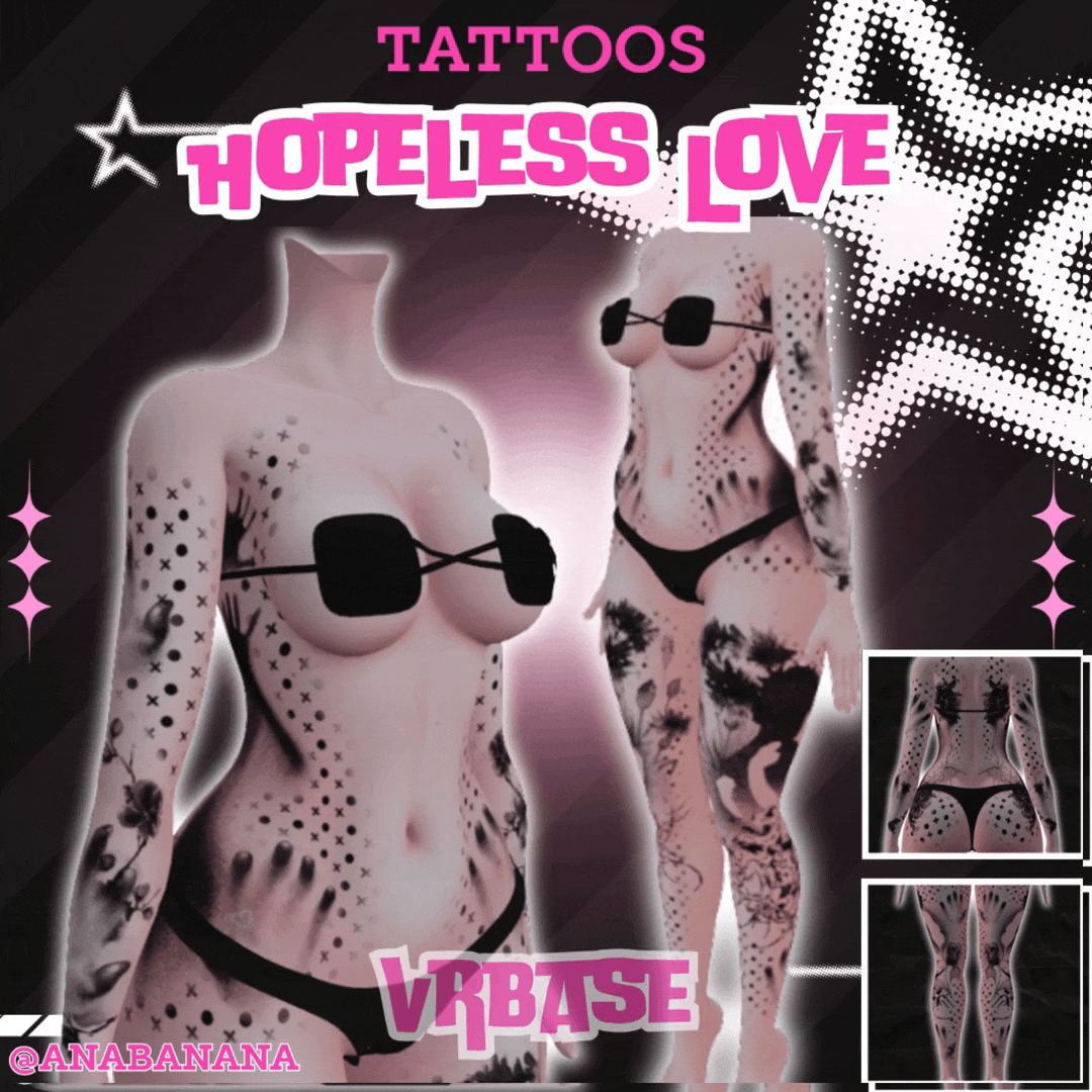 💔 Hopeless Love Tatts | Multi-Base Compatible