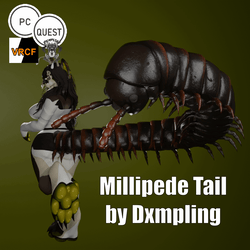 Millipede tail - For VRChat