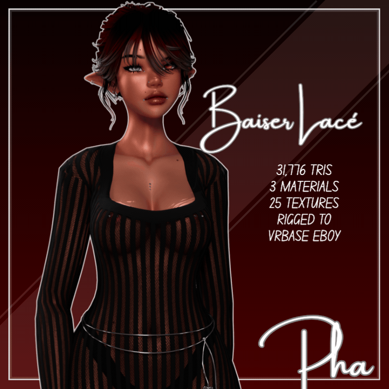 "Baiser Lacé" | Bodysuit for VRChat