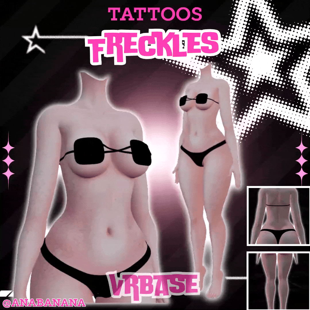 ❤️ Freckles Tatts | Multi-Base Compatible