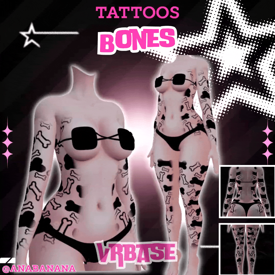🦴 Bones Tatts | Multi-Base Compatible