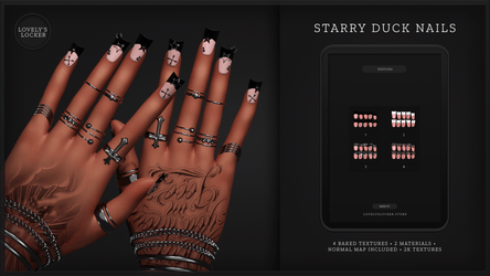 ˚ starry ˚ duck — nails