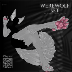 Werewolf set - Generic & Luxa - !REQUIRES BLENDER FOR ARMS AND LEGS!
