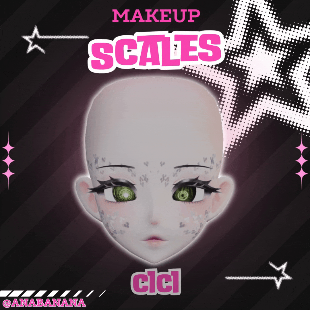 🧜‍♀️ Scales Makeup | Multi-Head Compatible