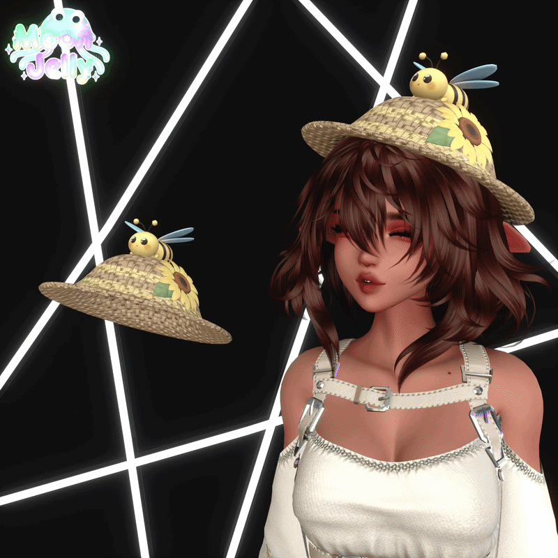 Honey Harvest | Summer Straw Hat, Bee Plush, Sunflower (Nitro Free)
