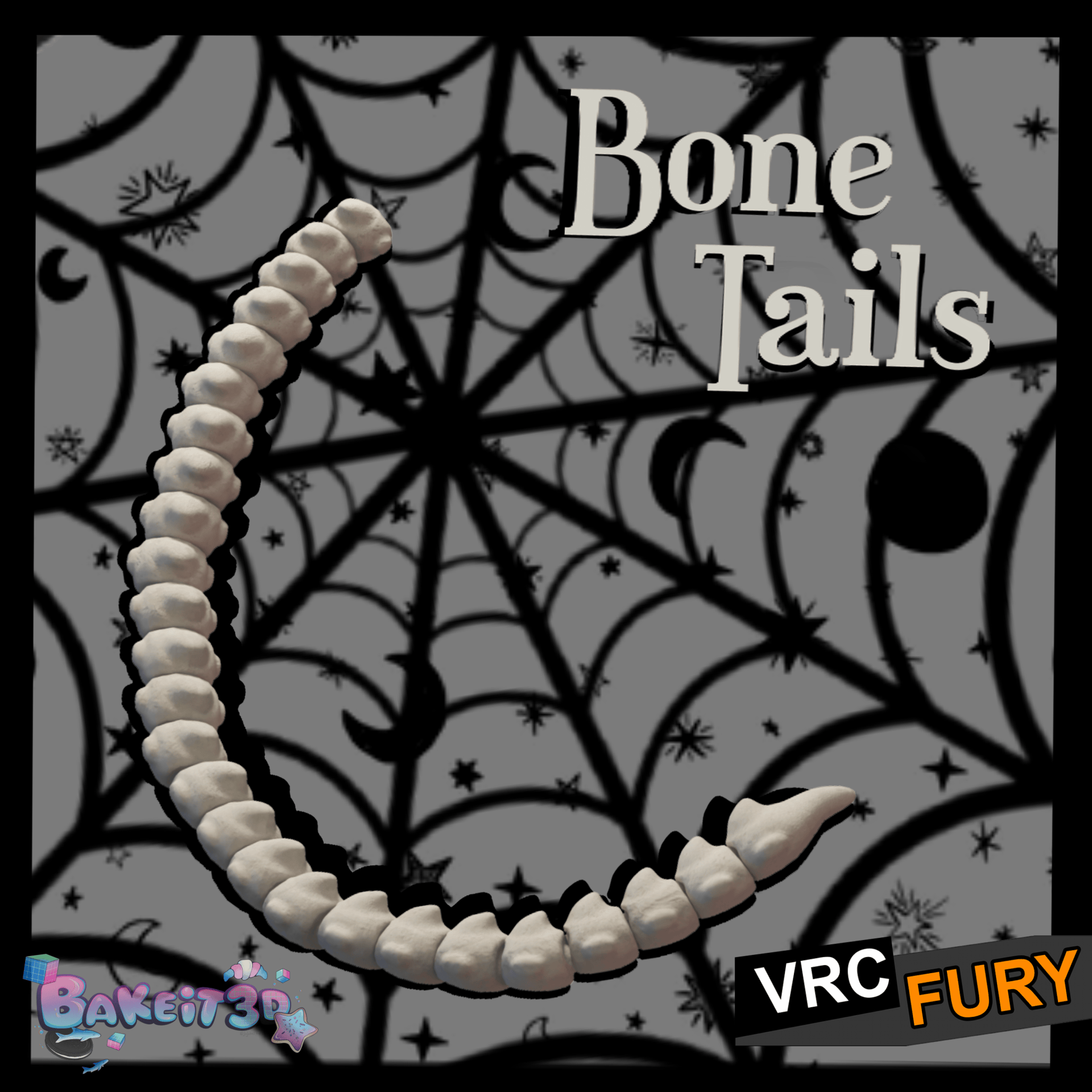 Bone Tails (VRCFURY) (PERSONAL/COMMERCIAL LICENSE)