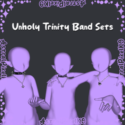✦ Unholy Trinity Band Sets (Medium Poly & Free)