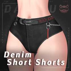 Denim Short Shorts