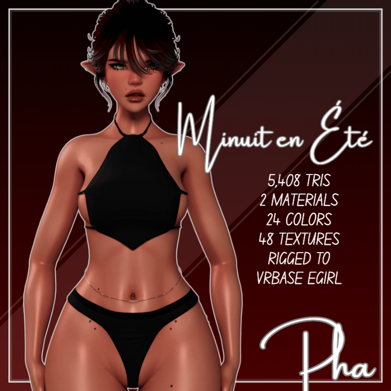 Minuit en Été | Bathing Suit for VRChat