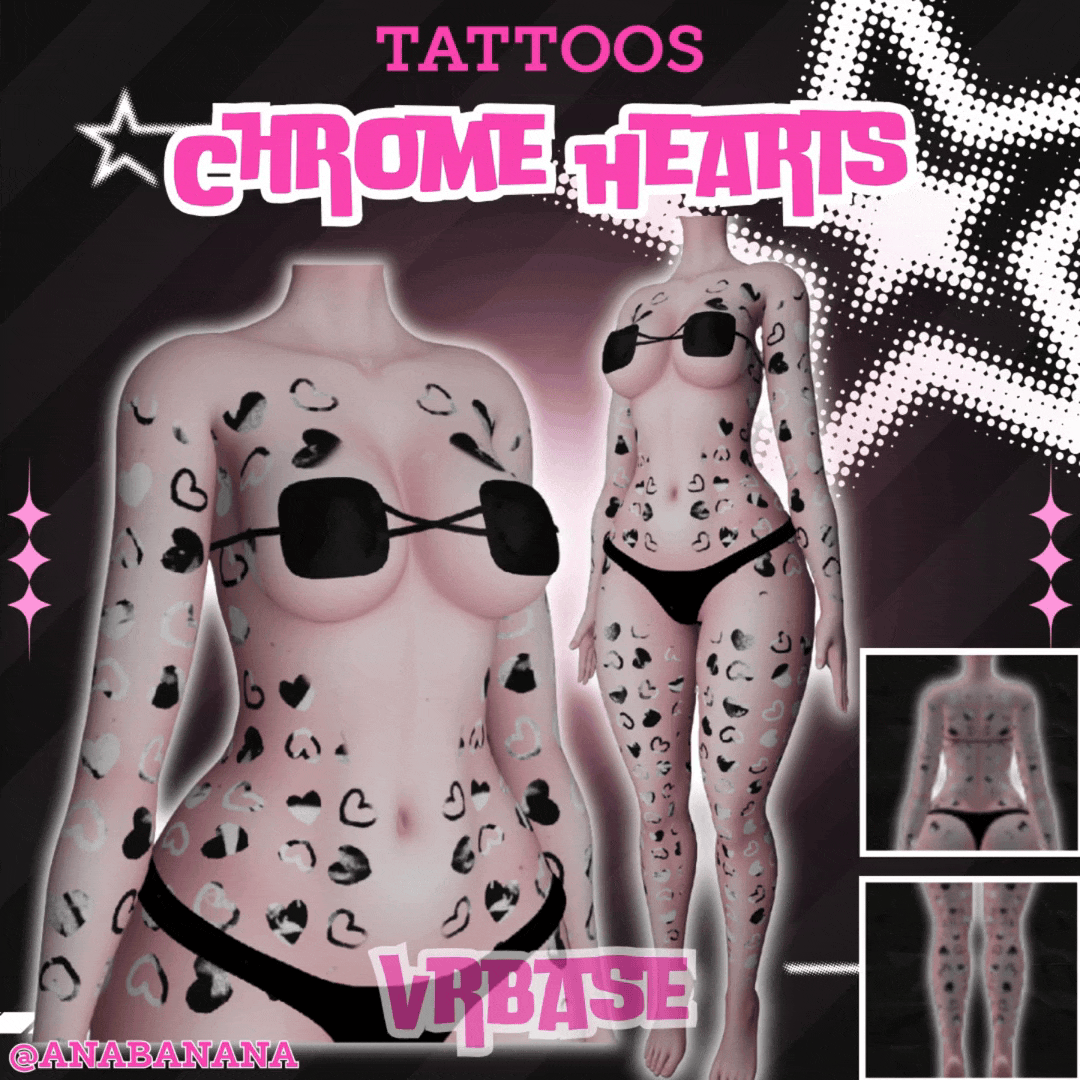 🤍 Chrome Hearts Tatts | Multi-Base Compatible