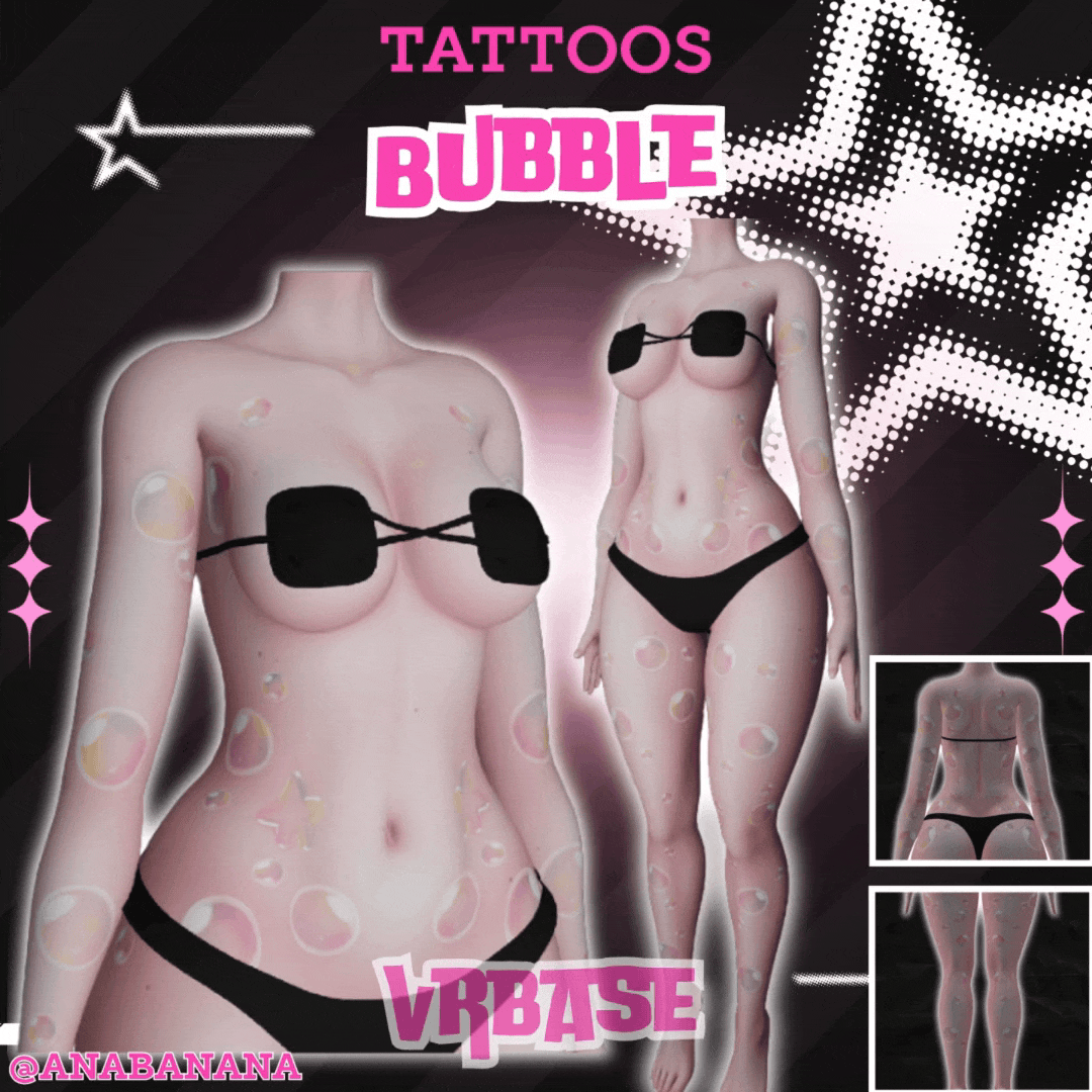 🫧 Bubble Tatts | Multi-Base Compatible