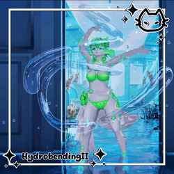 💧 Hydro Bending 𝕀𝕀 💧 + 🩸 Blood Manipulation 🩸+ 🫧 Bubbles 🫧 'Liquid' Flow toy 💧 Vrchat Asset