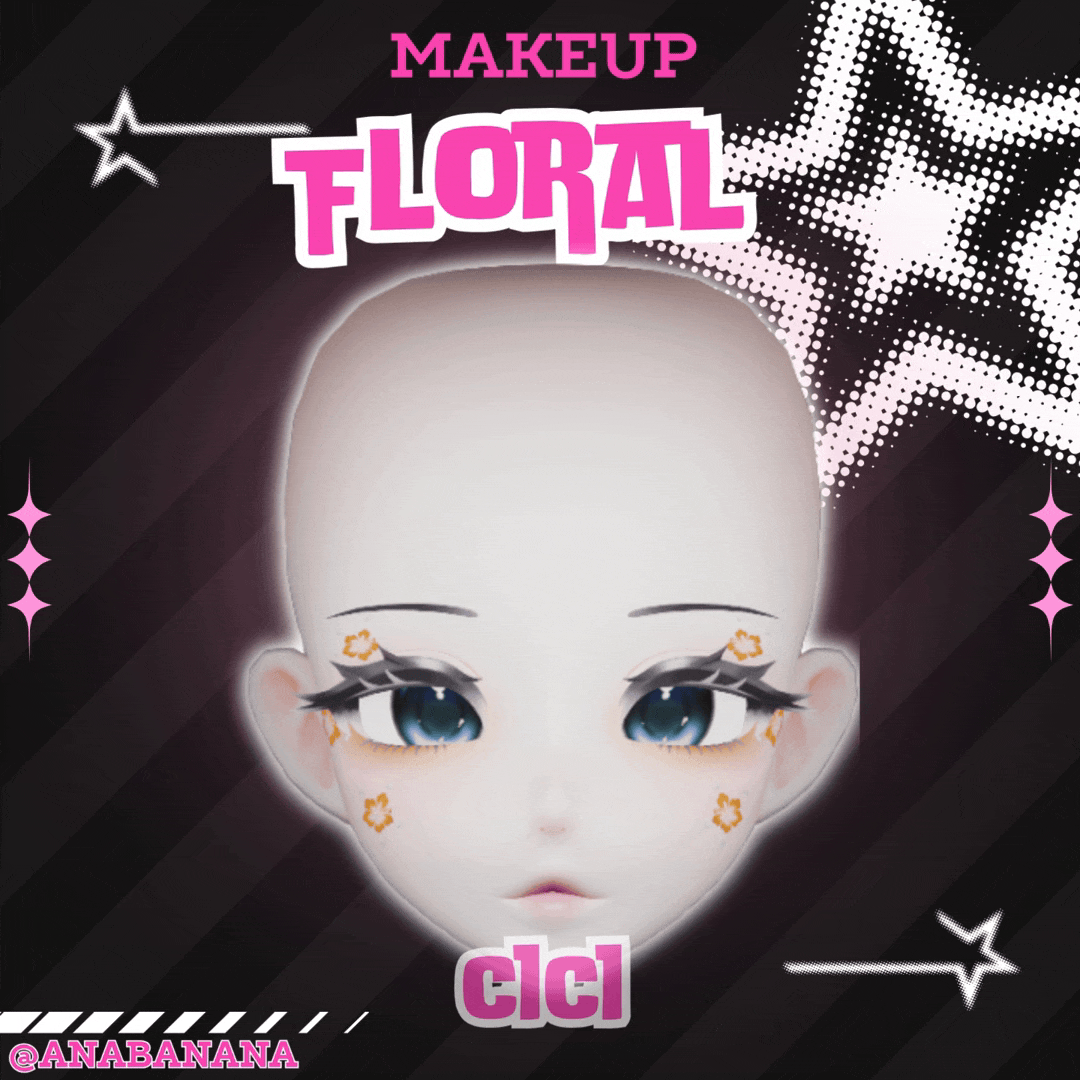 πΊ Floral Makeup | Multi-Head Compatible