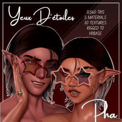 Yeux D'รฉtoiles | Pride Sunglasses for VRChat