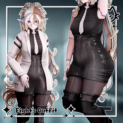 🥼 Eight's Outfit 🥼 Lab Coat, Preppy Dress, Uniform 🥼 GM Fem, VRBase Egirl 🥼