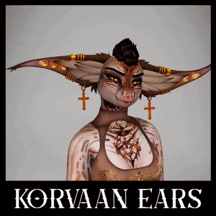 Korvaan Ears - VRChat Big Furry Ears